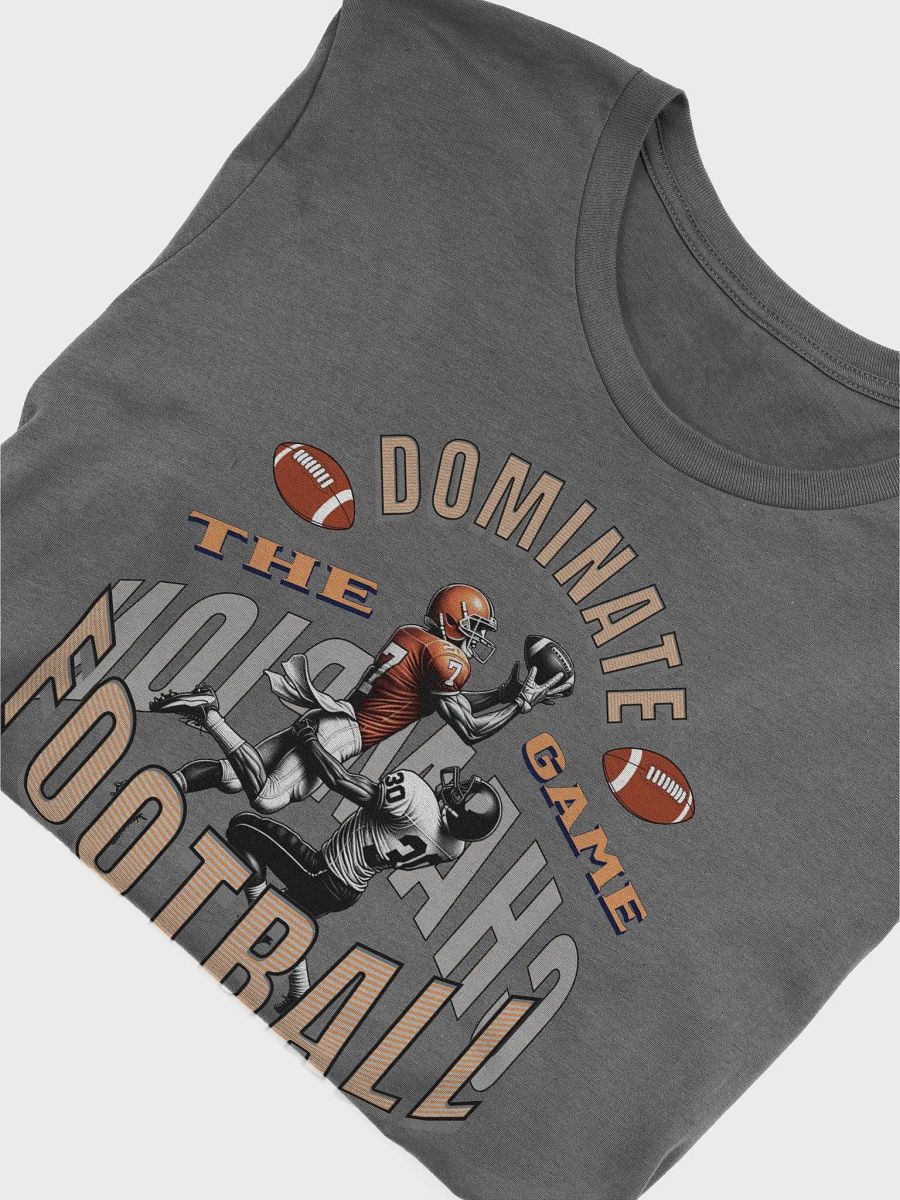 Dominate The Game Football Champion Action T-Shirt product image (3)