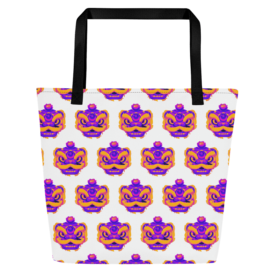 Dragon Head Mask Vivid Tote Bag product image (1)