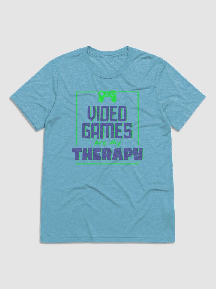 Video Games Are my Therapy ~ Bella and Canvas Triblend Short Sleeve T-Shirt product image (8)