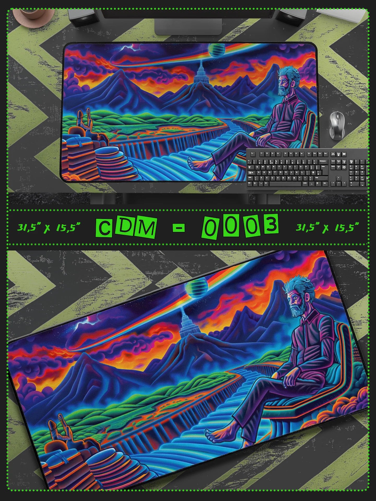 Desk Mat 15.5" x 31.5" - #CDM-0003 product image (1)