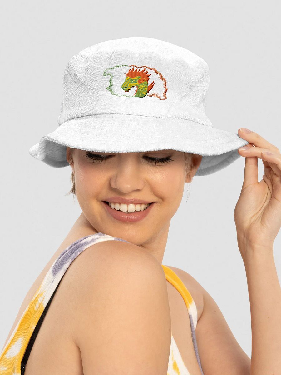 Dragon's Dance Terry Cloth Bucket Hat product image (4)