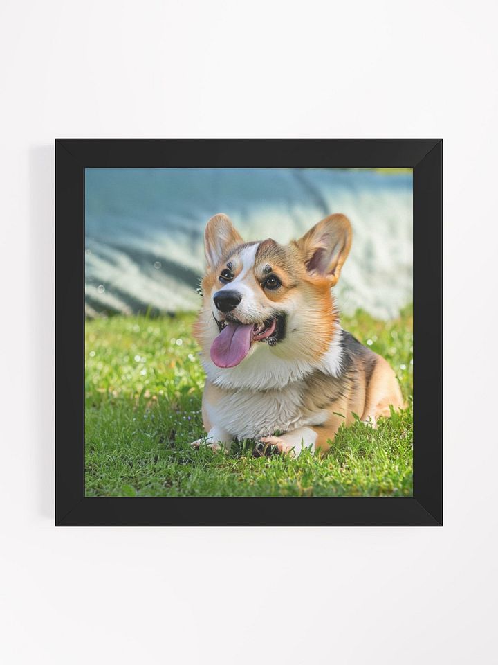 Eco-Friendly & Eye-Catching: Framed Dog Poster for Modern Homes product image (3)