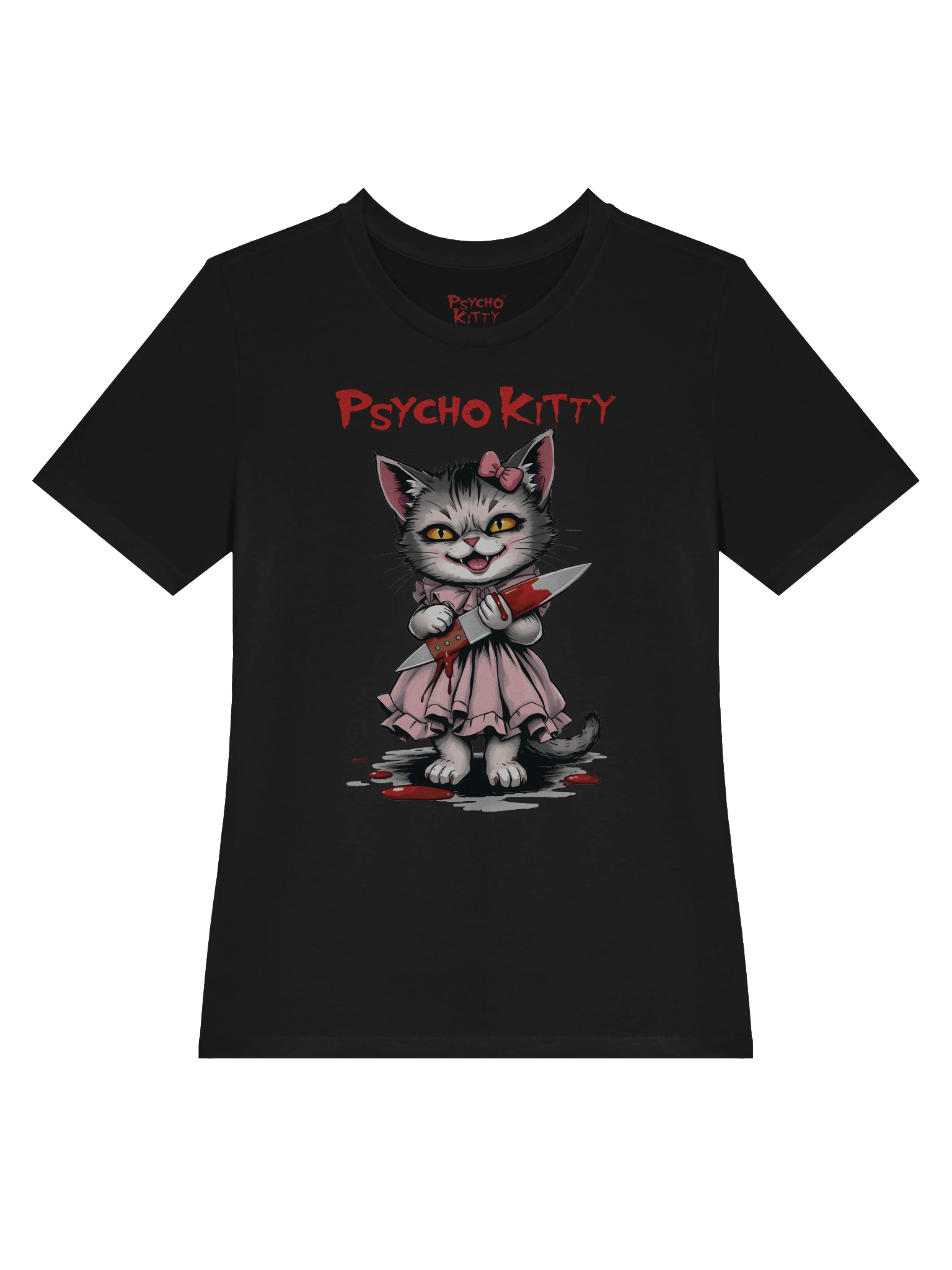 Esmeralda Psycho Kitty Supersoft Women's Tee product image (1)