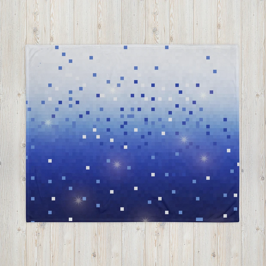 Blue Square Confetti Throw Blanket product image (16)