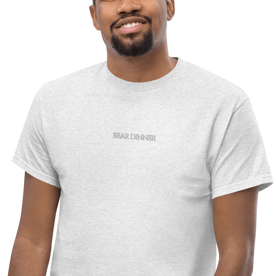 Bear Dinner Embroidered Shirt product image (99)