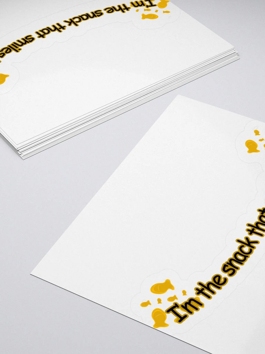 Snack that smiles back sticker product image (4)