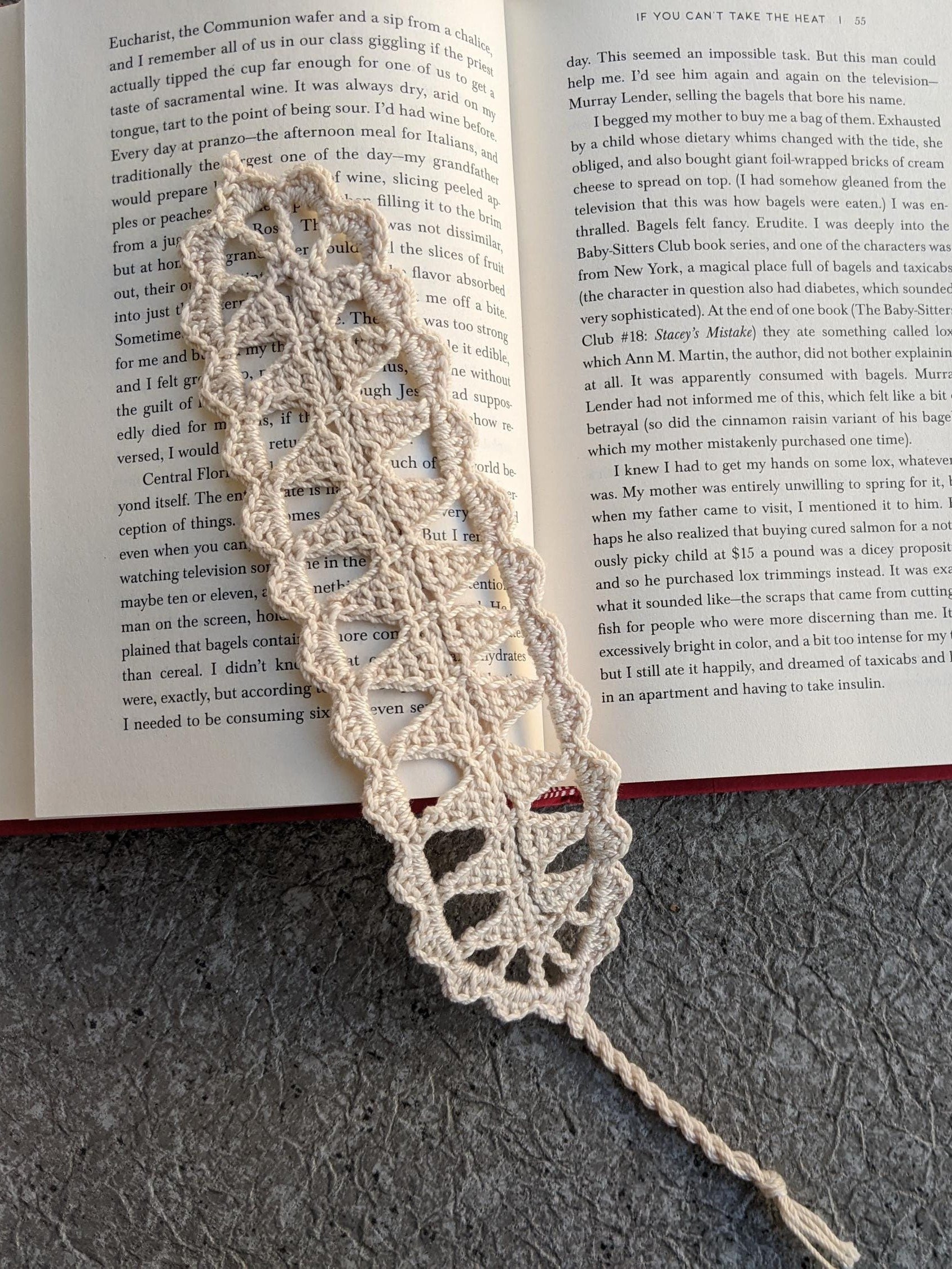 Crochet Triangular Lace Bookmark Pattern product image (3)