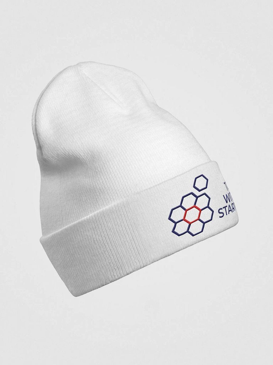 Otto Knit Beanie White product image (7)