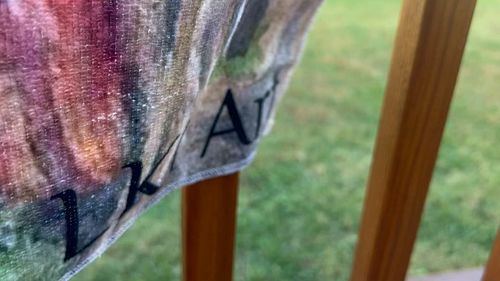 Did you know you can order a super soft towel of any of my watercolor paintings? I am loving how this of my most recent commi...