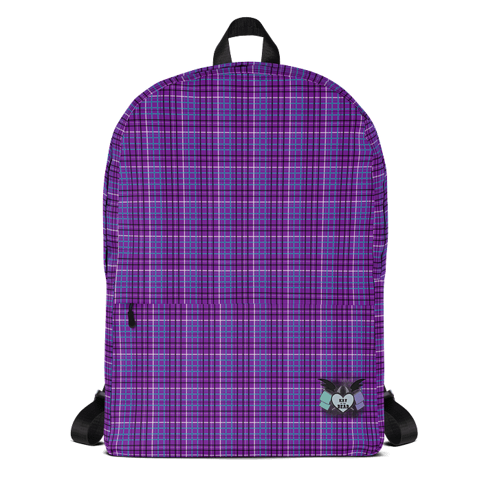 Purple Plaid Backpack product image (1)
