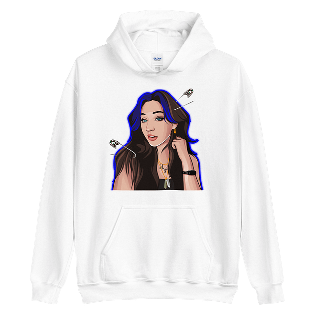 Charley Blue Hair Hoodie product image (1)