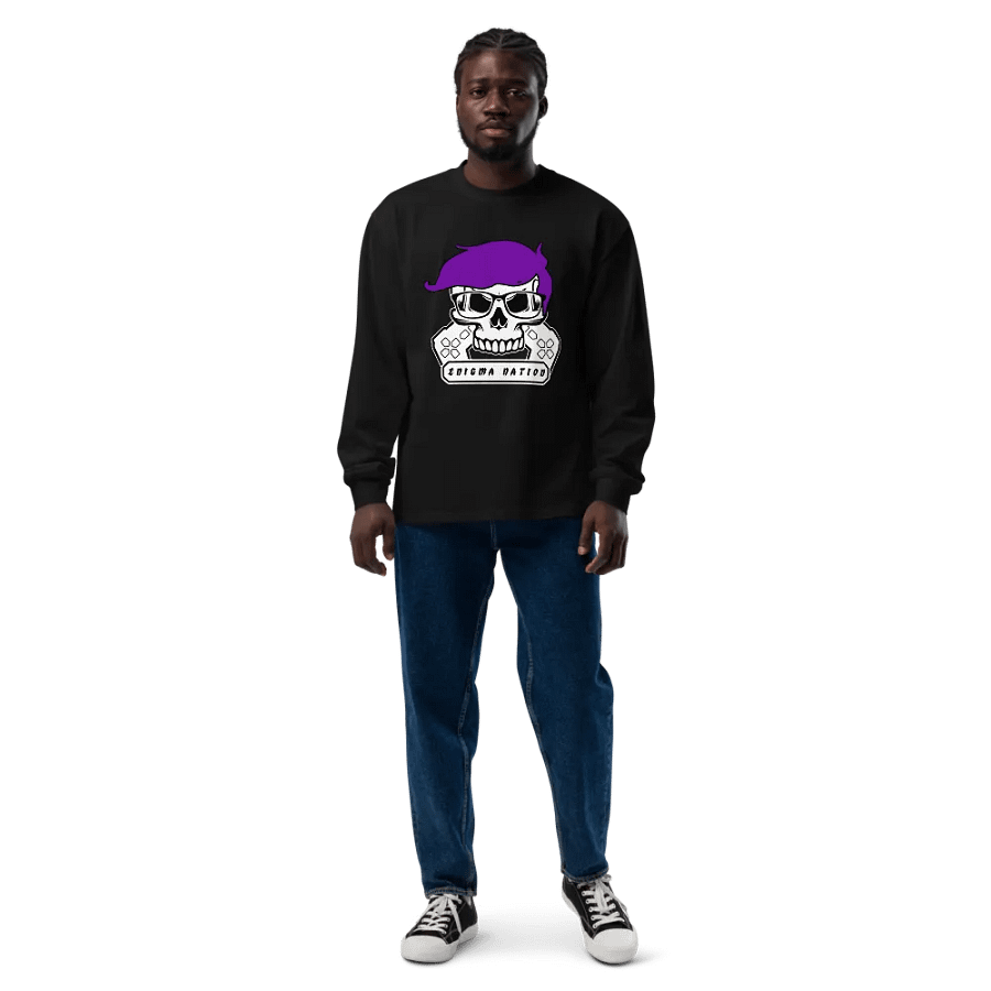 Enigma Nation AS Colour Unisex Premium Heavyweight Long Sleeve Shirt product image (10)