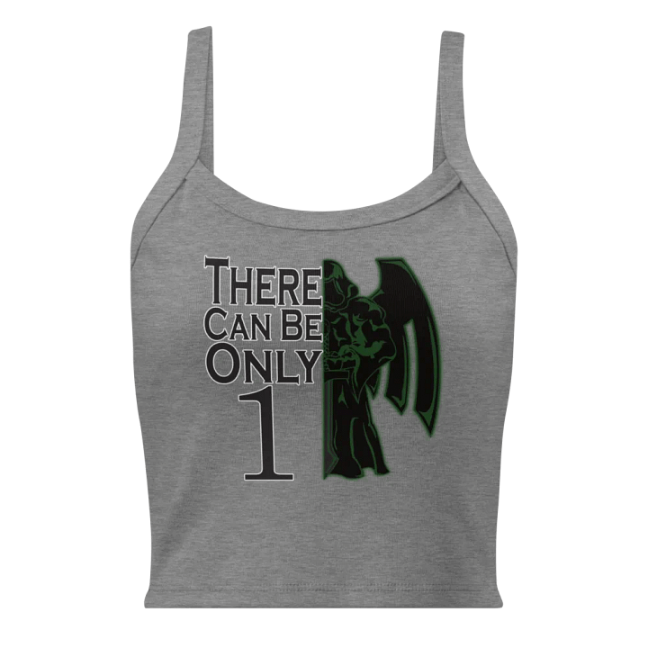 Highlander Roll1 Green Ribbed Tank Top product image (3)