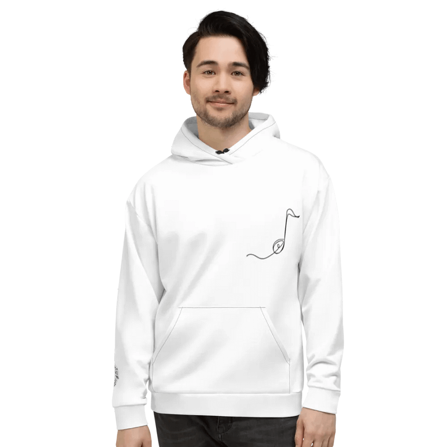 Band Geeks Rule Hoodie | White product image (5)