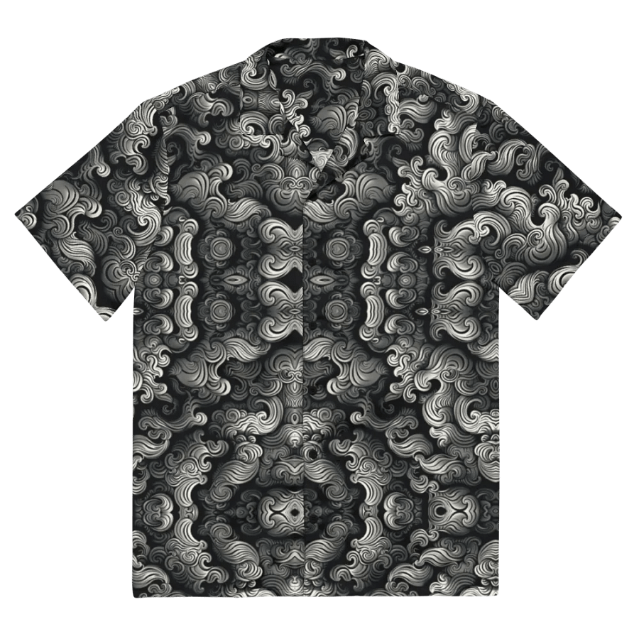 Swirling Grey Clouds Hawaii Style Shirt product image (2)