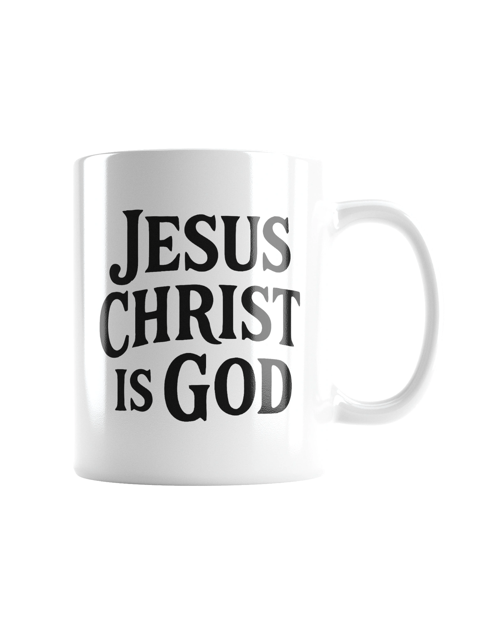 Jesus Christ Is God White Glossy Mug product image (2)