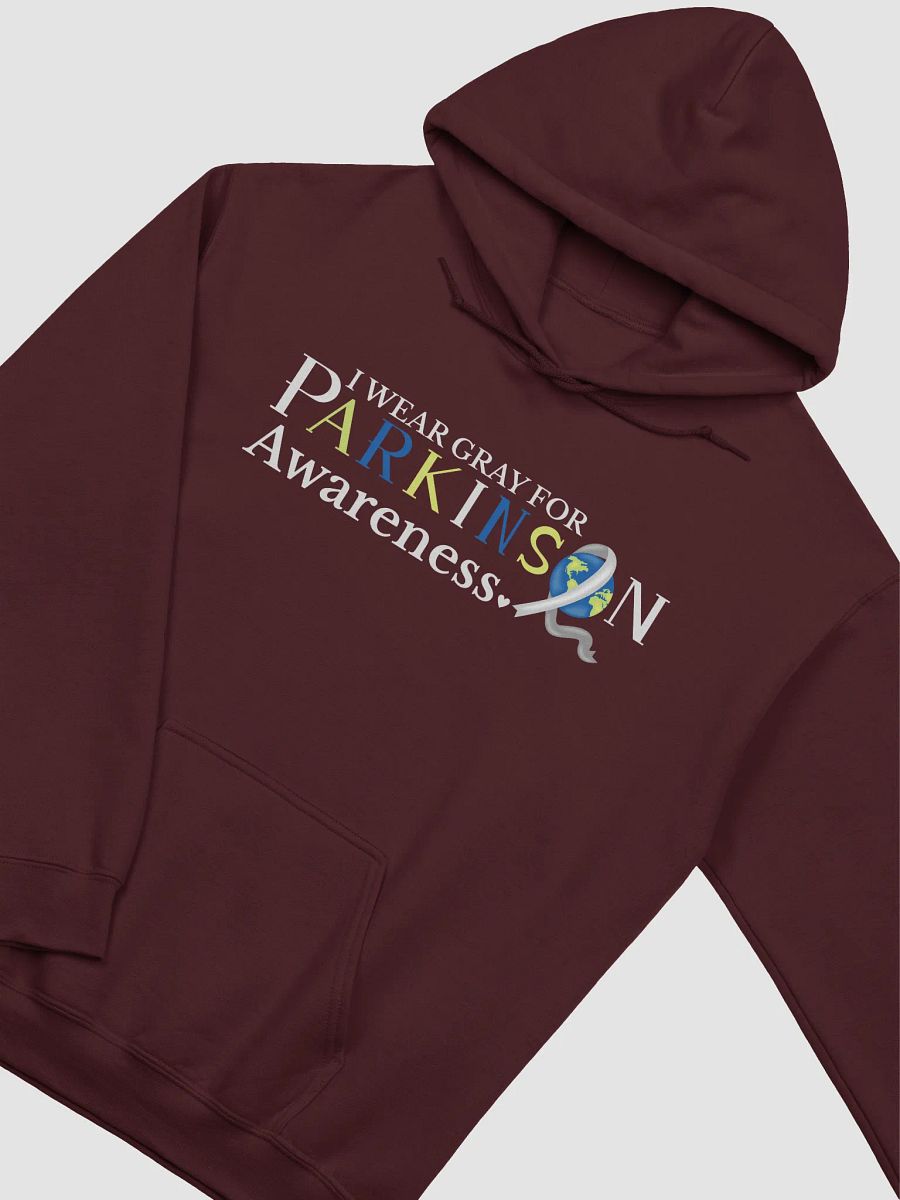 I Wear Gray For Parkinson`s Awareness, Gildan Hoodie product image (15)