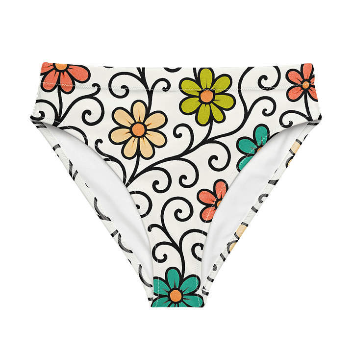 Floral Vine Recycled Bikini Bottoms product image (1)