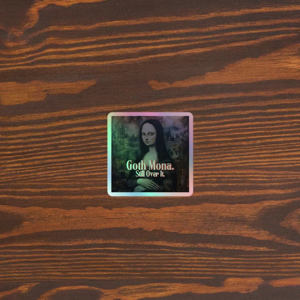 Goth Mona Sticker product image (3)