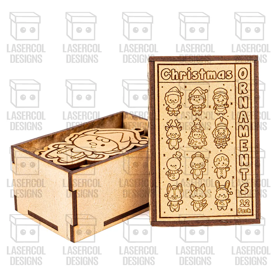 Ornaments Box - Laser Cut Files Christmas product image (9)