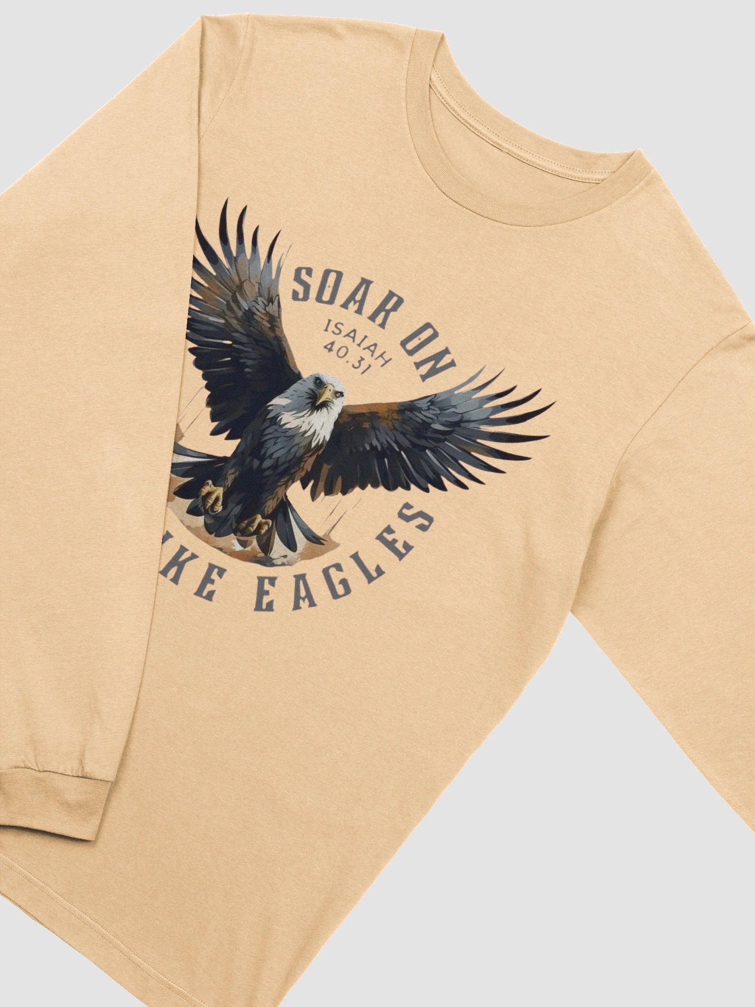 Eagle Wings Isaiah 40:31 Long Sleeve T-Shirt product image (2)
