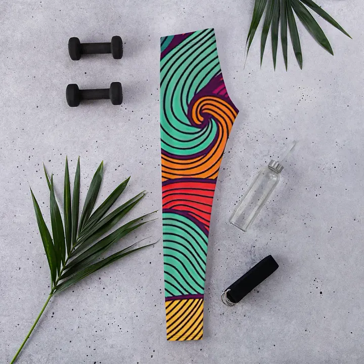 Vibrant Flow All-Over Leggings product image (2)