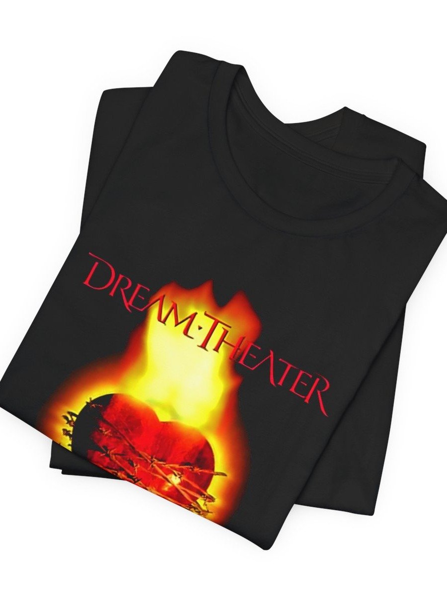 Flaming Heart Dream Theater T-Shirt product image (4)