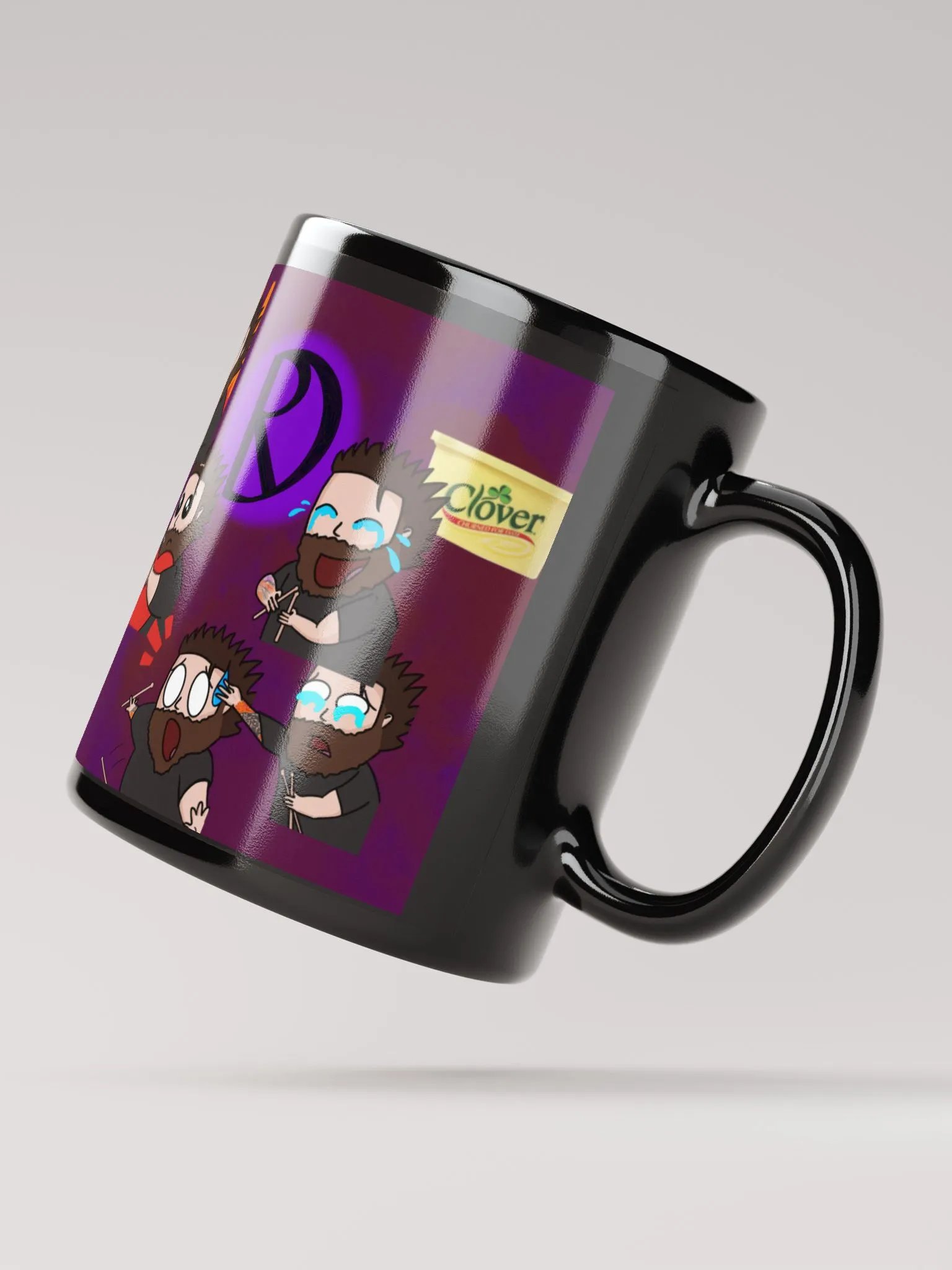 Black Emote Wall Mug product image (3)
