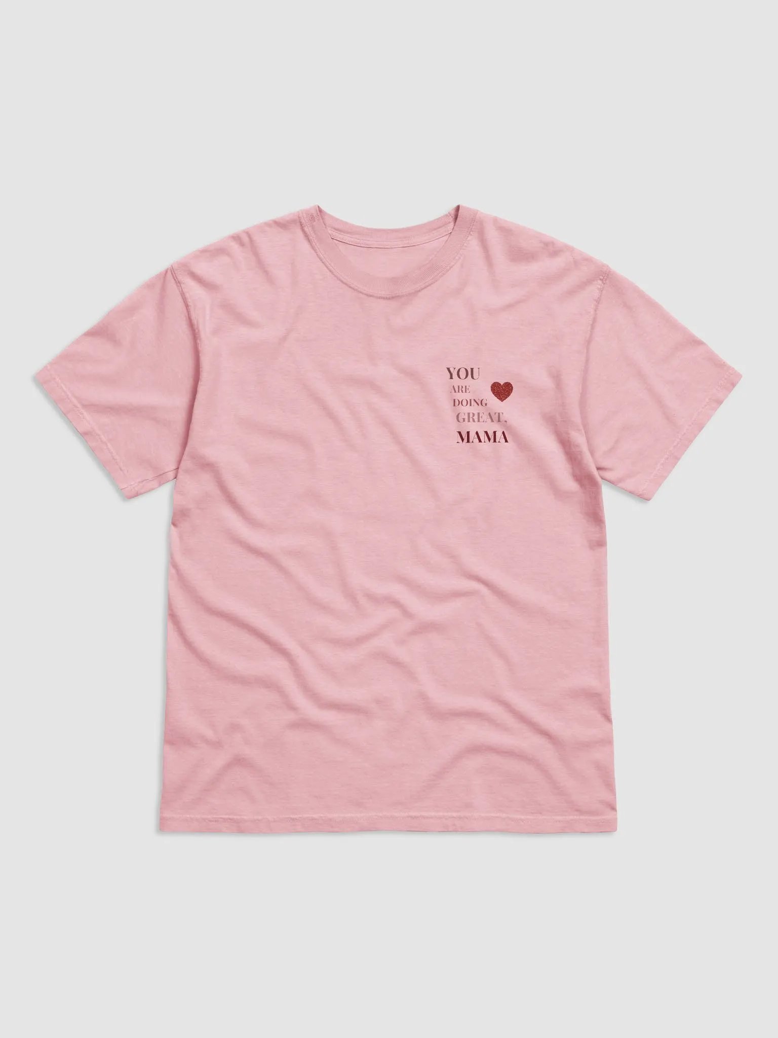 Glittery Heart Mama T-Shirt product image (9)