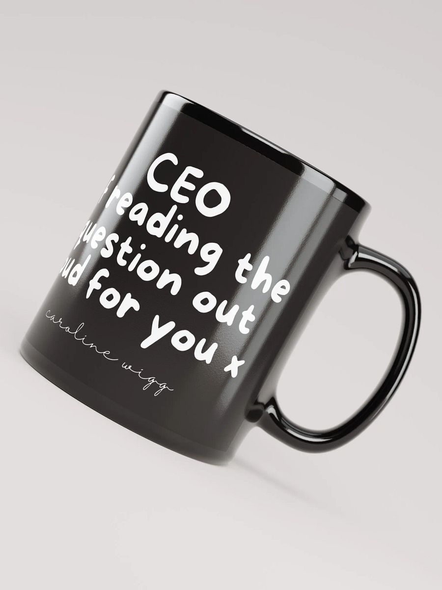 Reading The Question Aloud Mug - Black product image (8)