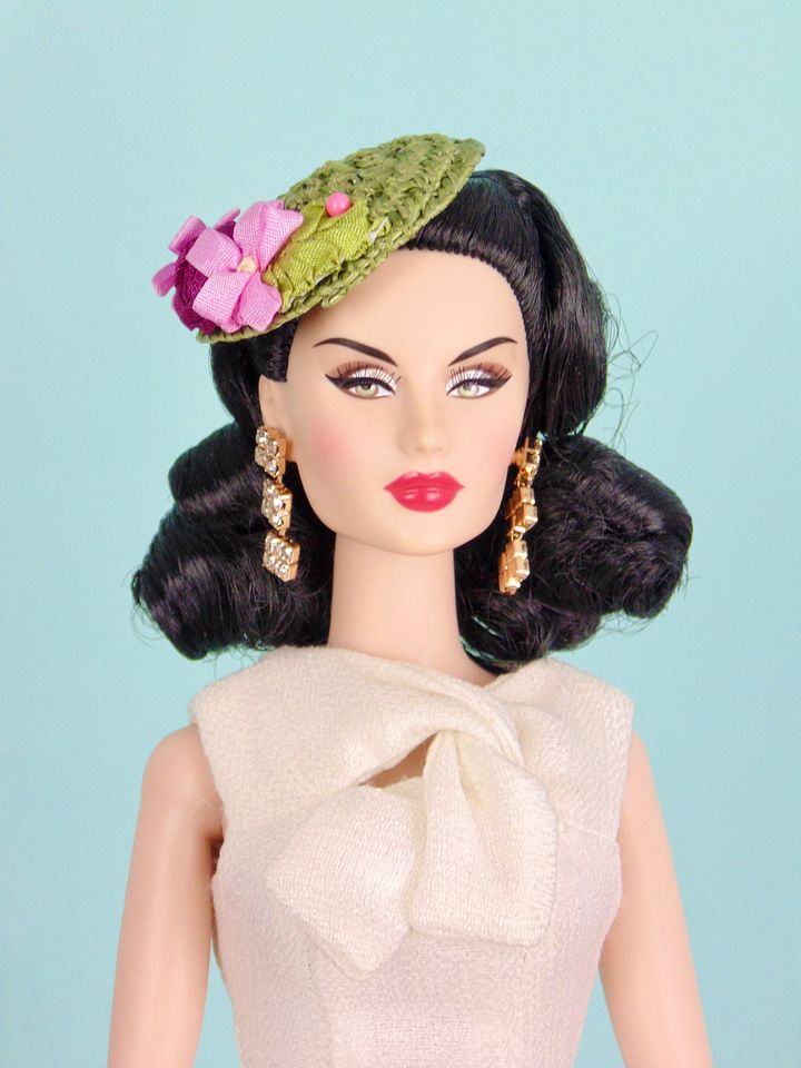 Green hat for 12” fashion dolls product image (2)