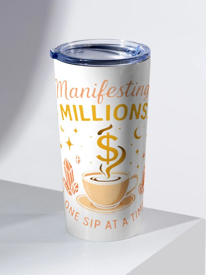 "Millionaire Moves" 20oz Stainless Steel Tumbler | Manifest as You Sip product image (2)