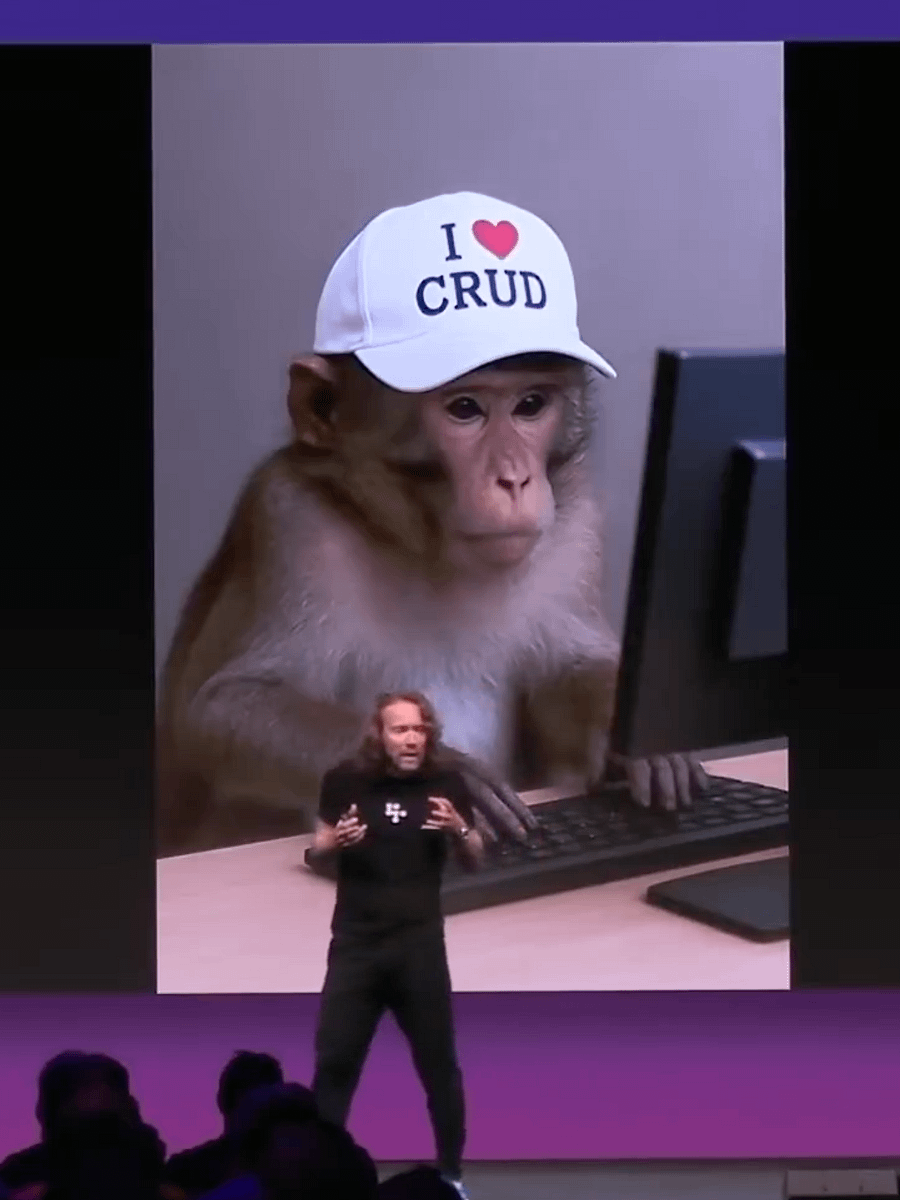 i'm a crud monkey hat - 100% cotton (by @dhh) product image (3)