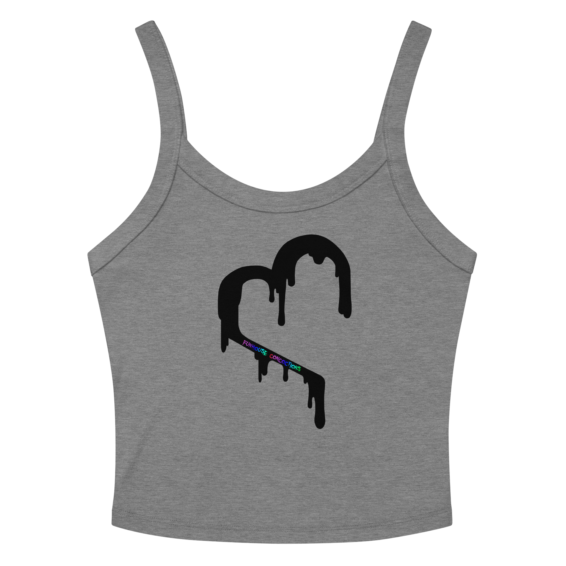 Drippy Heart Micro-Rib Tank Top product image (2)