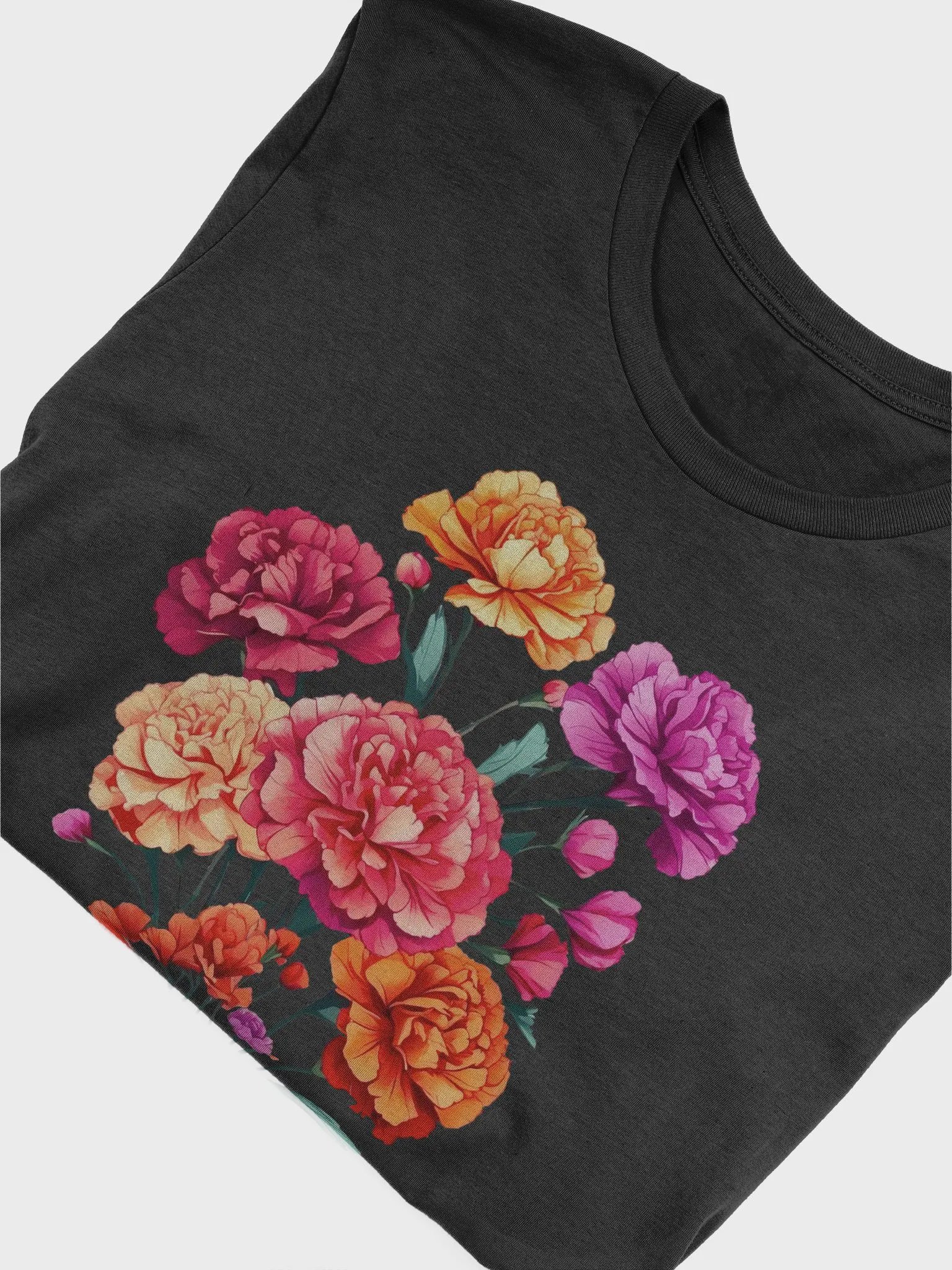 Floral Graphic T Shirt | Carnation product image (3)