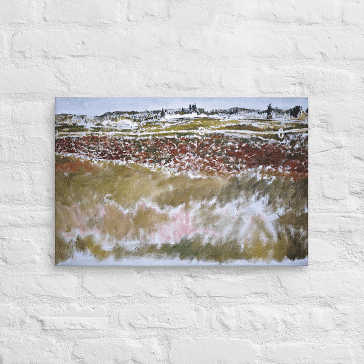 Charlie Isom's Farm (1988) on canvas ("16 x 24") product image (2)