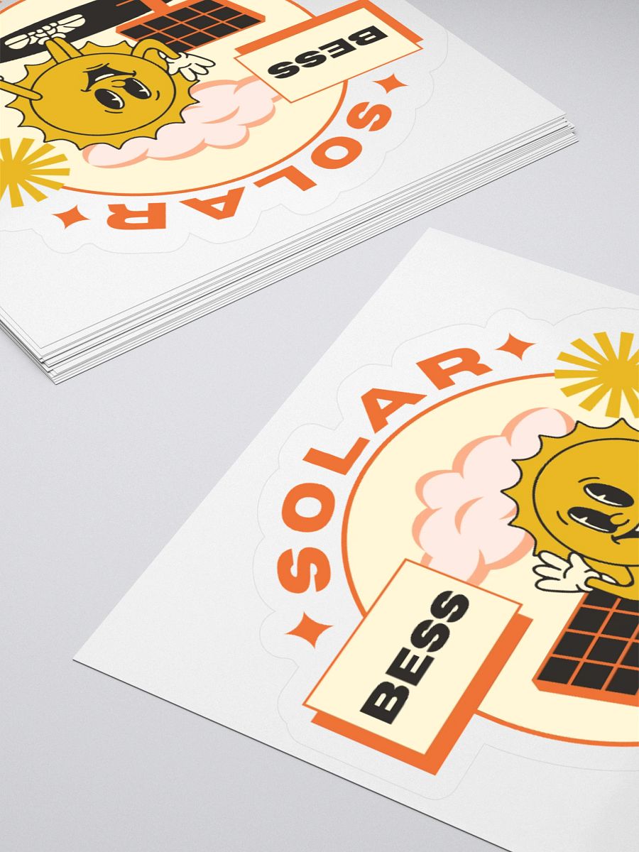 Retro Solar Services Sticker product image (4)