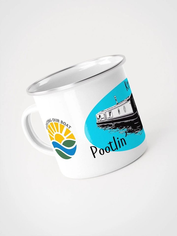 Keep on Pootlin' Enamel Mug product image (1)