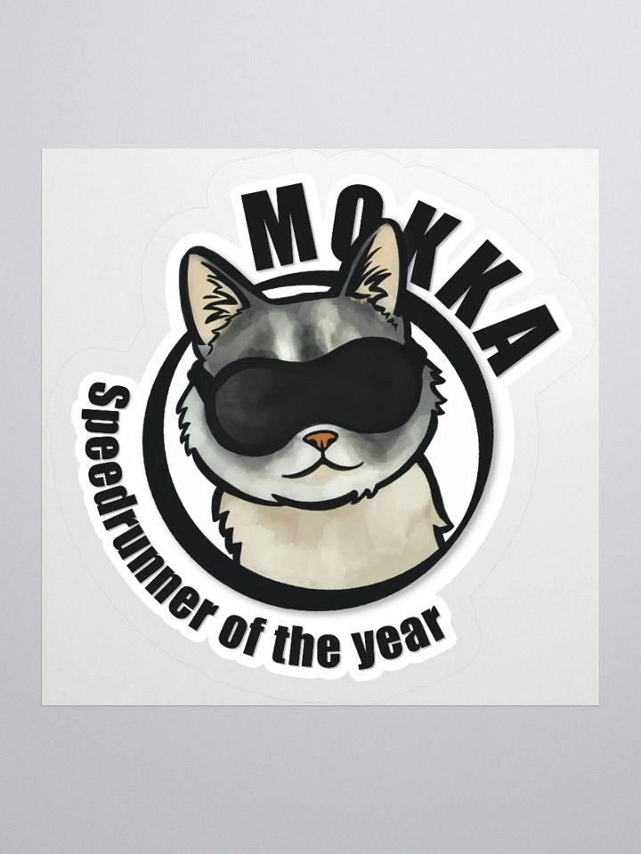 Mokka - Speedrunner of the Year Sticker product image (2)