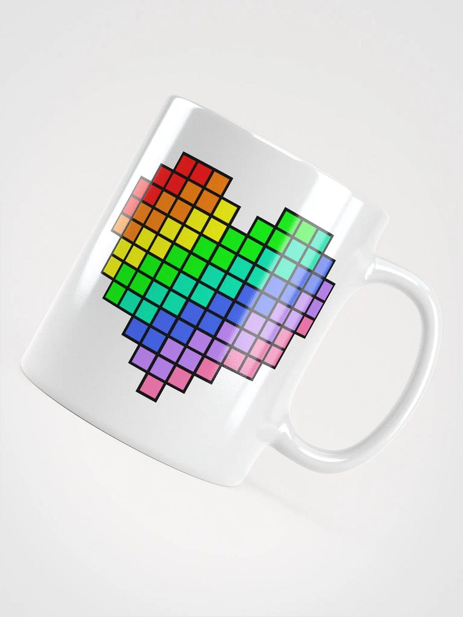 Pride Heart White Glossy Mug product image (5)