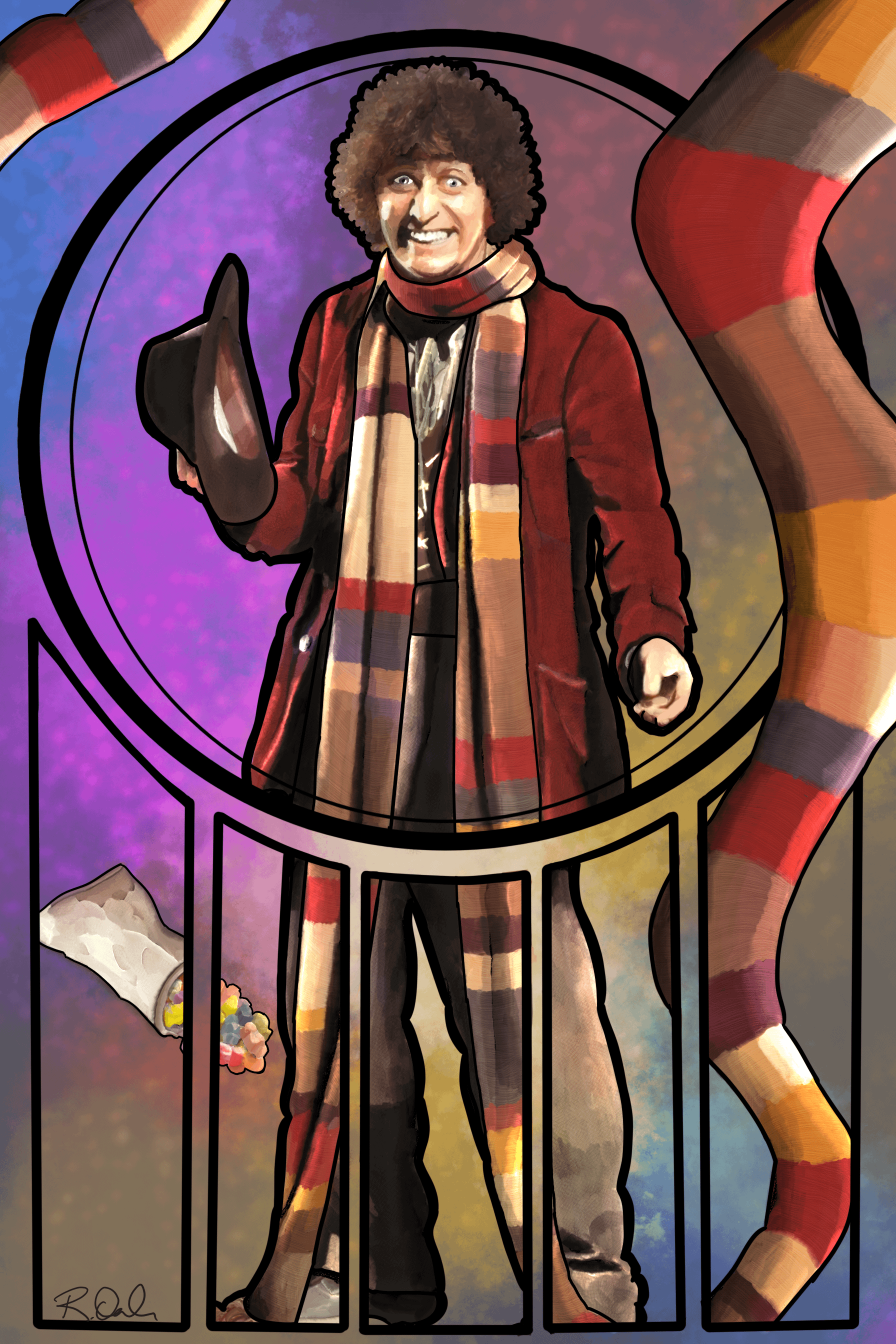 Who-Veau #6 (Original on Canvas) product image (1)