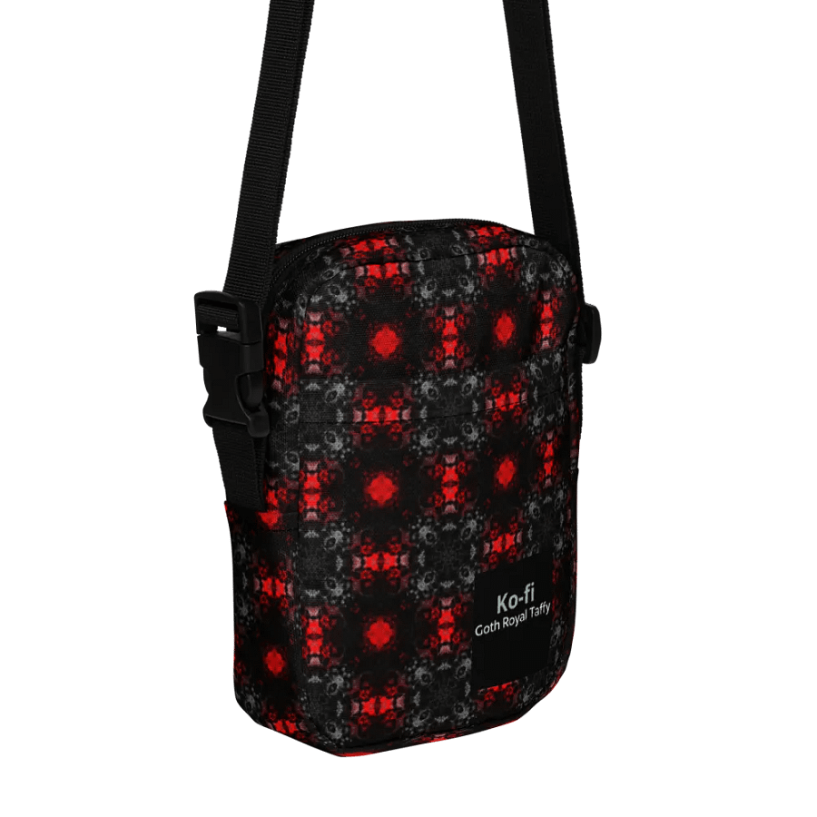 Goth Signature Patterned Crossbody Bag | Goth Royal Taffy | Ko-fi product image (5)