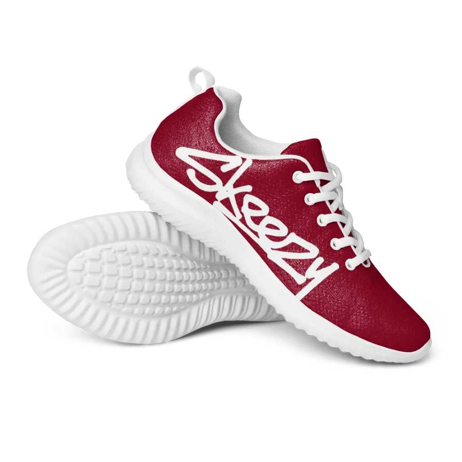 Solid Color Skeezy DRK RED/WHT product image (8)