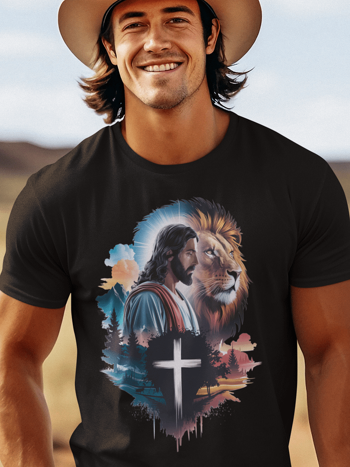 "Faith and Strength" Divine Reflection T-Shirt product image (1)