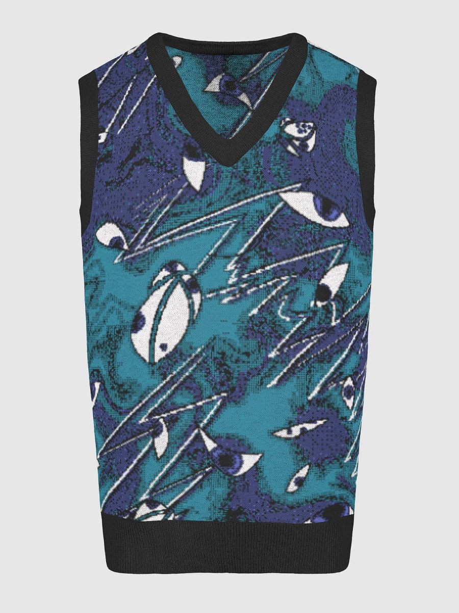 Eyes and Lightning Magic Sweater Vest (Sober Colours) product image (14)