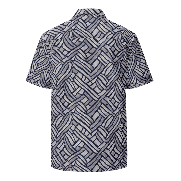 Grey Rectangles Hawaiian Shirt product image (2)