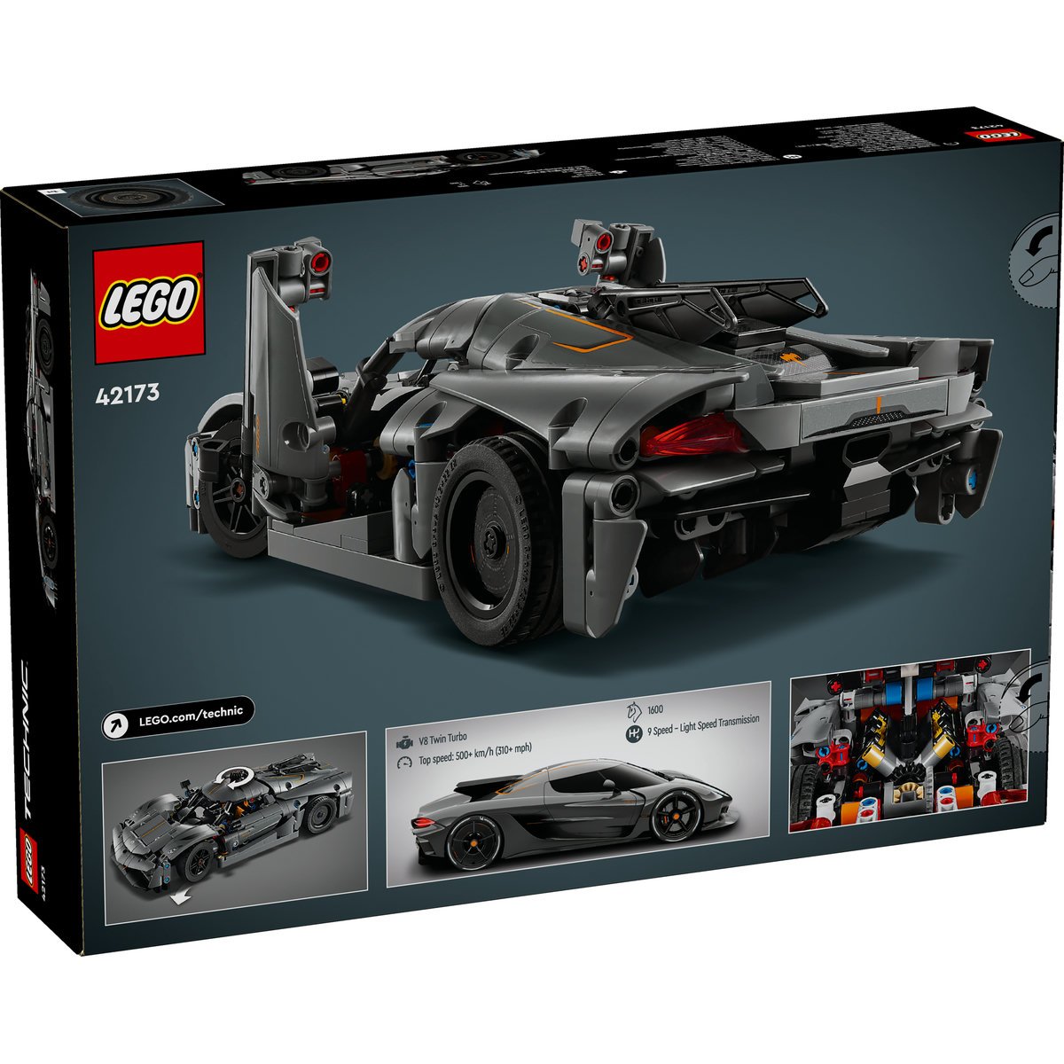 LEGO Hipermasina Koenigsegg Jesko Gri Absolut product image (3)