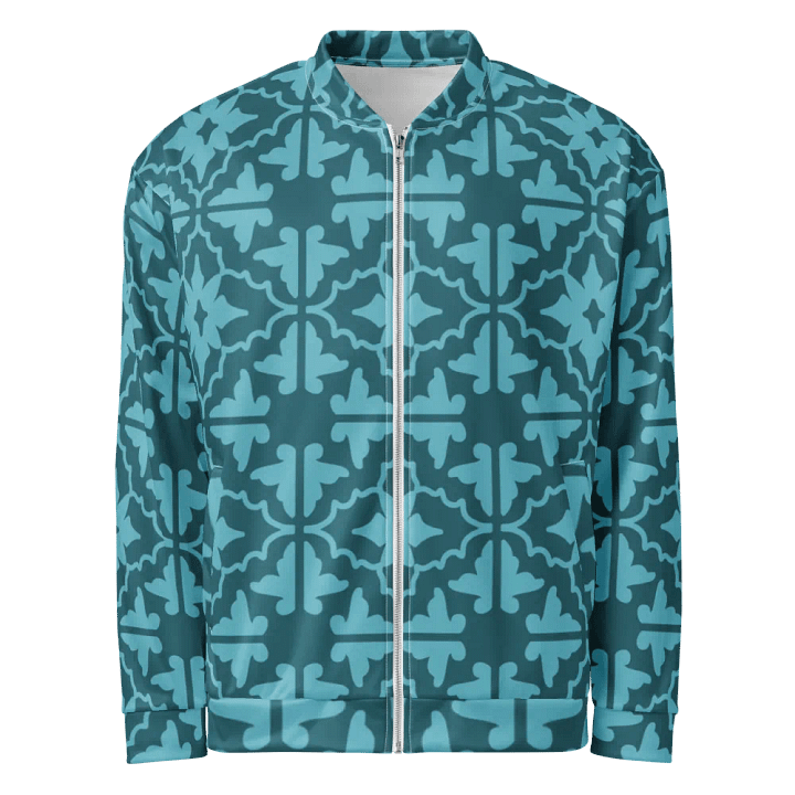 Kaleidoscopic Floral All-Over Bomber Jacket product image (1)
