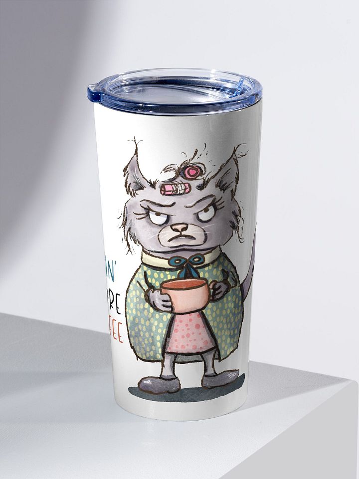 No Talkin' Before Coffee 20 oz Tumbler product image (2)