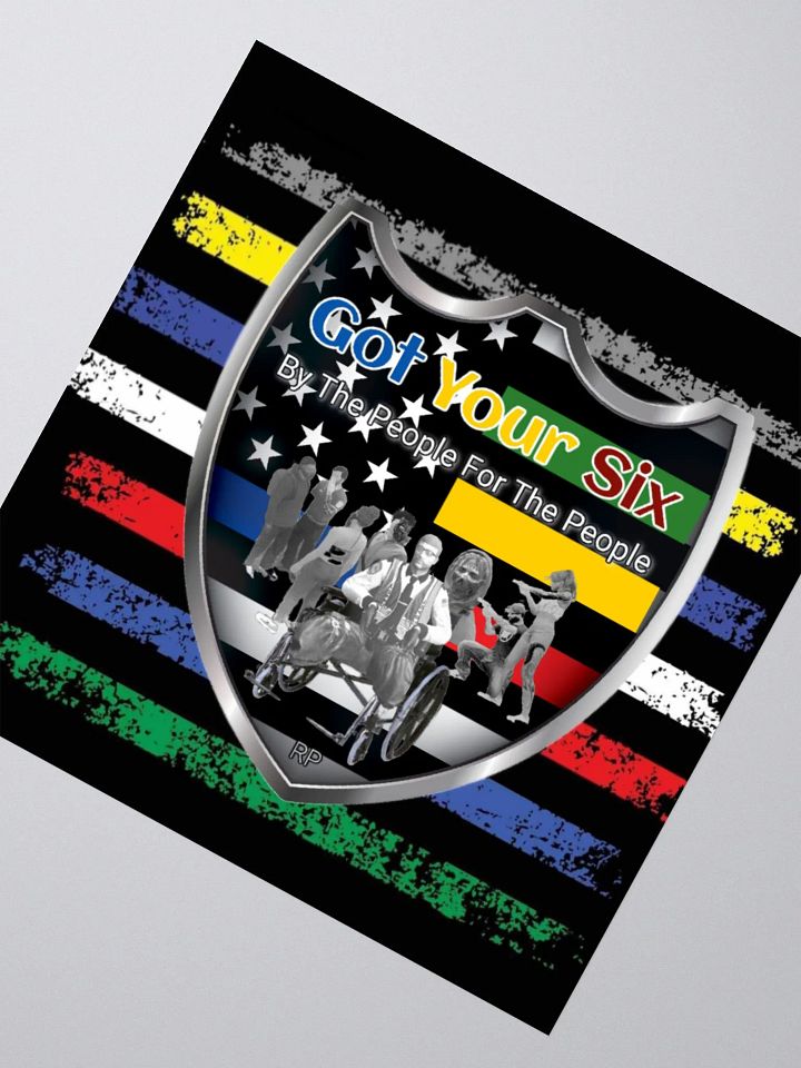 Got Your Six RP Thug Life Kiss Cut Sticker product image (2)